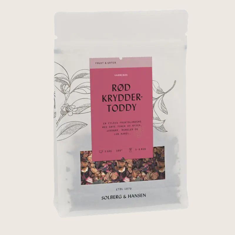 En lun og smakfull fruktblanding med søte toner av jordbær, nype, mandel og kanel. Perfekt som en varm vintertoddy – ideell for koselige kvelder eller som en festlig selskapsdrikk!