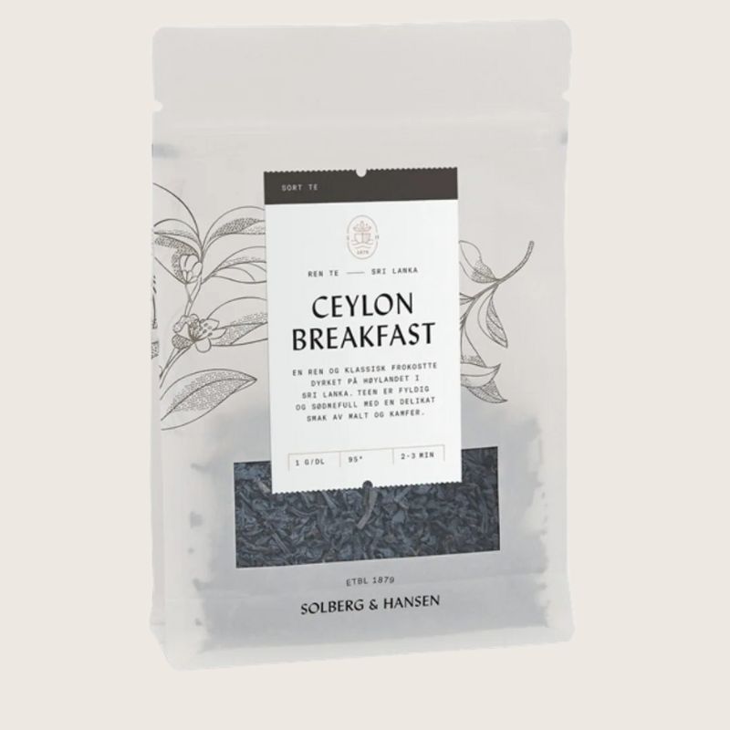 Ceylon Breakfast er en klassisk, sort frokost-te dyrket i høylandet i Sri Lanka.