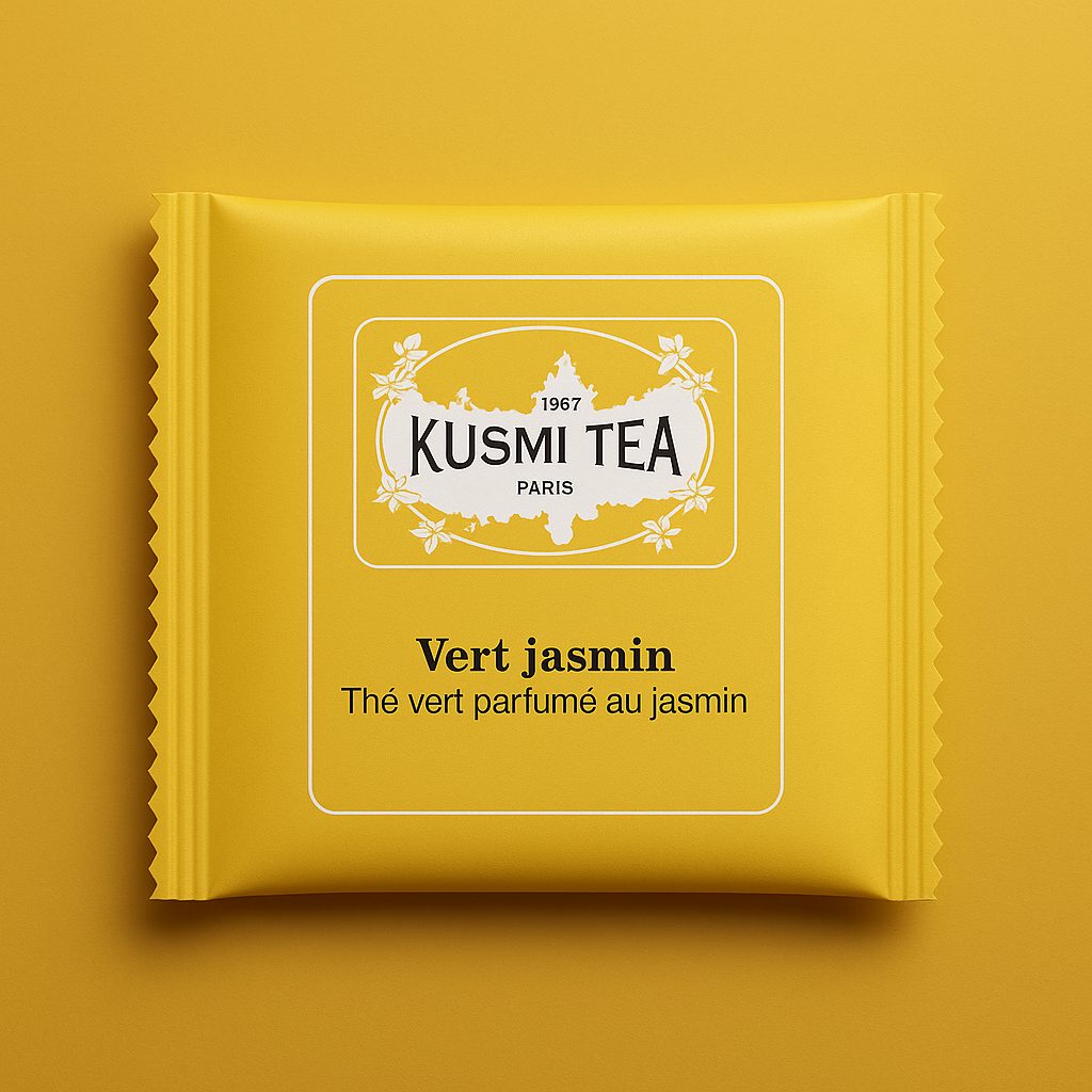 Grønn te parfymert med jasminblomster – en klassiker med subtil sødme og aromatisk fylde.