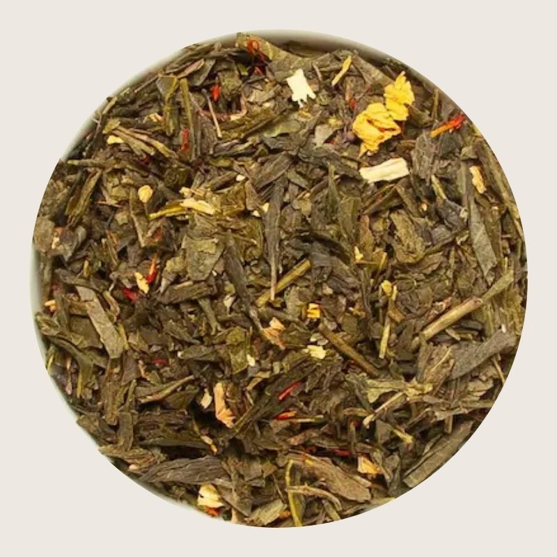 Grønn te med eksklusiv smak av multer. En mild og balansert grønn te som løftes av den unike, sødmefulle smaken av multer – Nordens gyldne bær.