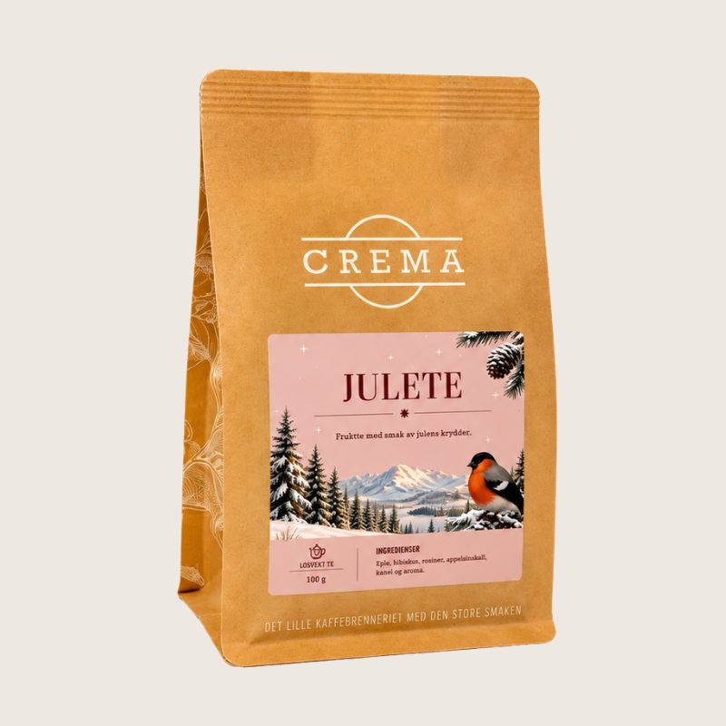 Crema Julete Frukt 100 g – fruktte med eple, hibiskus, appelsinskall, kanel og nellik.
